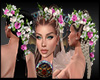Wed. Flowers deco hair