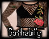 Fishnet GA Rose Top