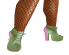Green & Cerise,boots