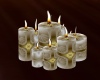 ~HM~ Gold/Ivory Candles