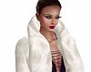Fur coat white