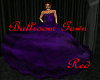 "RD"Purple Ballroom Gown