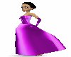 Purple Silk Ballgown