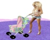 (W) Baby stroller girls