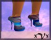 *V69* Shimmer Blue Heels