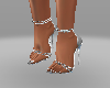 sassy silver heels