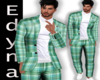 Green Checkered Suit