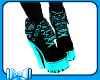 △ Aztec boots blue/blk