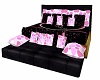 Pink&Blk Leather Bed