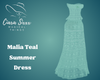 Malia Teal Summer Dress