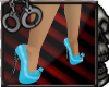Blue High Heels