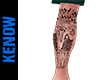 LK' Tattoo Leg Racionais