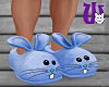 Bunny Slippers M blue