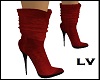 Red Suede Boots