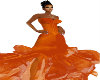 Orange Night Out..Gown