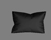 Satin Black Throw Pillow