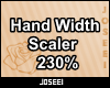 Hand Width Scaler 230%