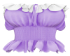 Purple & White Top