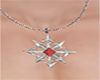 Chaos Star Necklace ruby