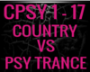 country vs psy trance
