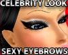 Sexy Thin Eyebrows Black