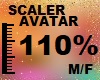110 % AVATAR SCALER M/F