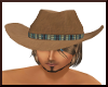 Tan Cowboy Hat n Hair