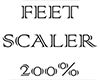 200% FEET SCALER