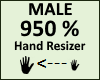 Hand Scaler 950% Male