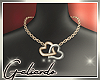 SG👑 2 Hearts necklace