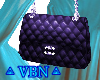 Handbag dark purple