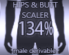 Hips & Butt Scaler 134%