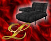*Lxx BlackLeather chaise