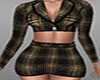 Fall Brown Plaid Suit RL