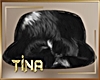 Jisoo Black Fluffy Hat