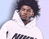 ☑️WHITE HOODIE