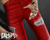 Red Torn w Plaid
