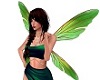 *Green Xmas Fairy Wings*