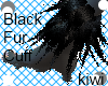Black Fur cuff