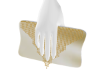 gold elegant bag