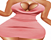 pink satin dress