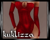 (KUK)elegant red gown
