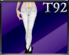 [T92] White skinny jeans