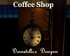 coffee shop clock
