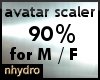 avatar scaler 90% M/F