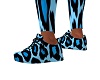 light blue leopard shoes