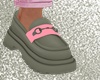 Loafers Pink Grey