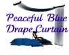 Blue Drape Curtain