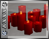 (AXXX) V Red Candles