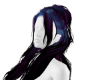 Galaxy goth hair